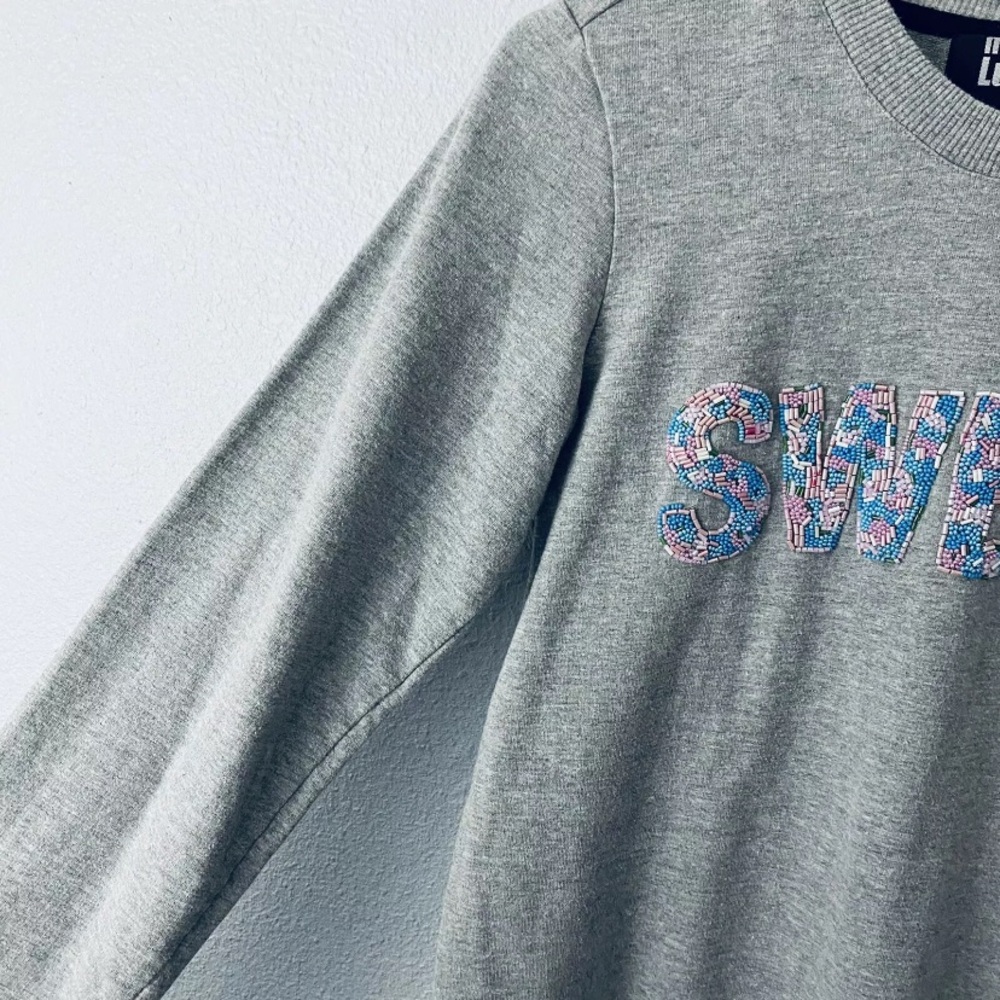 Markus Lupfer Women's Sweet Beaded Sweatshirt Size XS - Picture 10 of 12